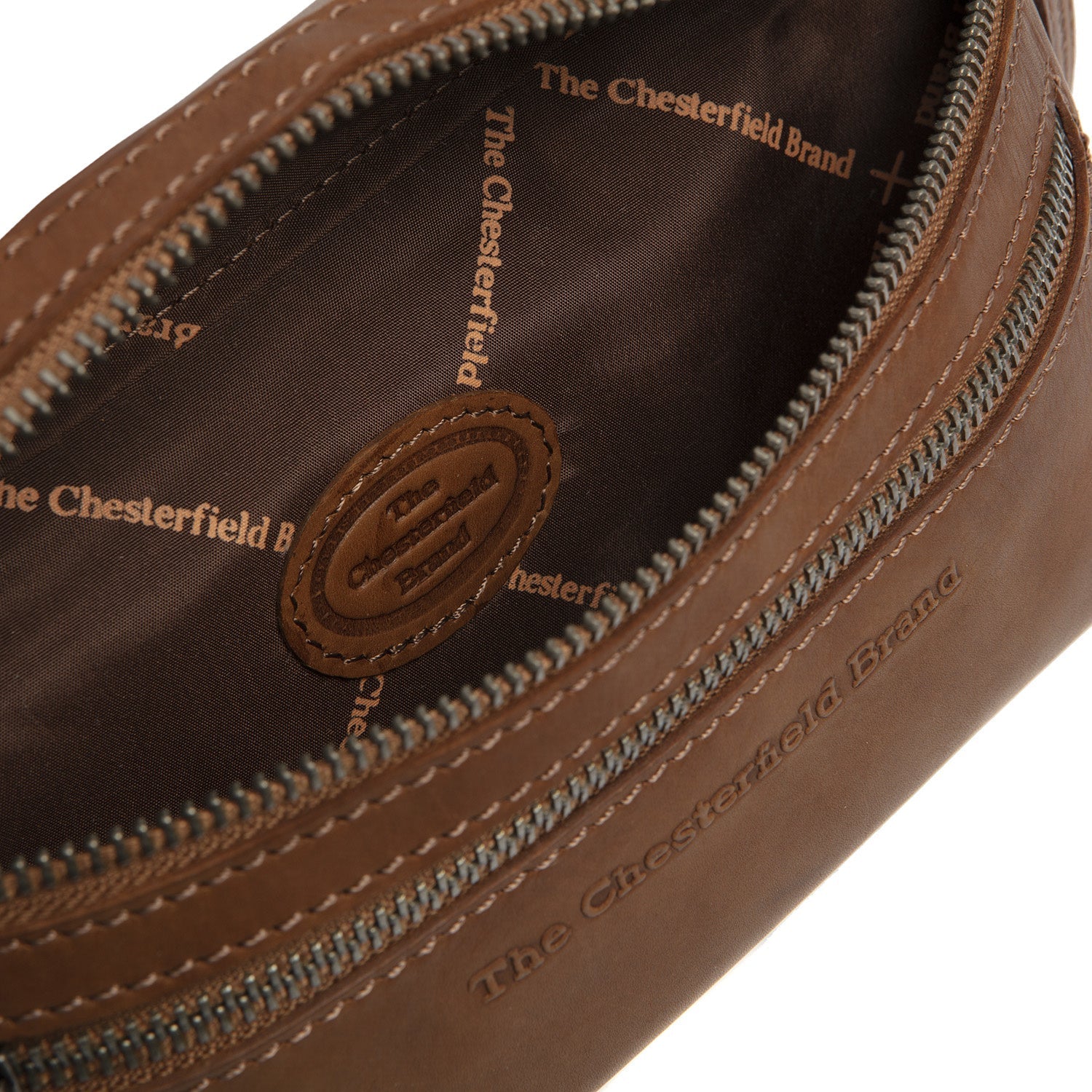 Cognac Leather Belt Bag Toronto, detail view 5