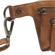 Cognac Leather Belt Bag Toronto, detail view 6