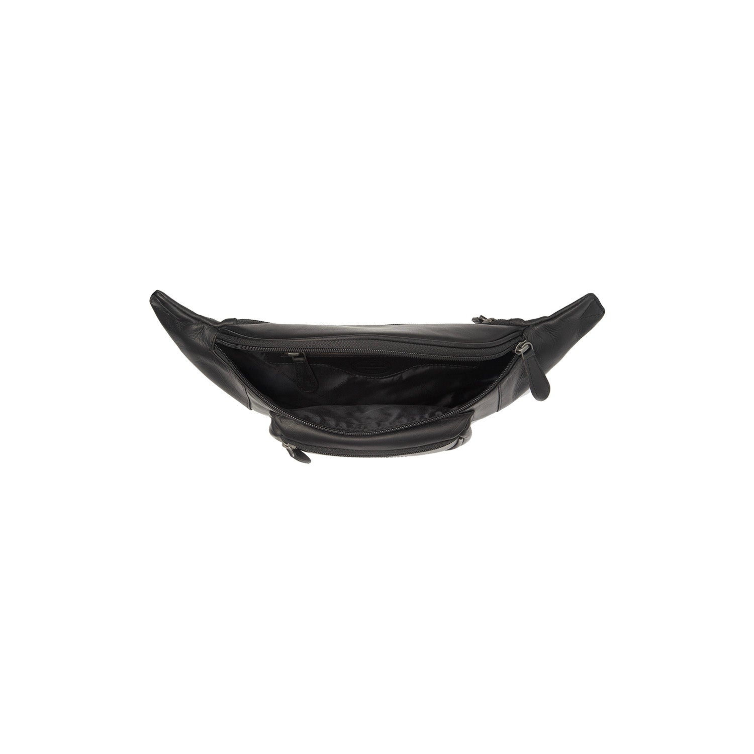 Black Leather Belt Bag Vernio, detail view 4