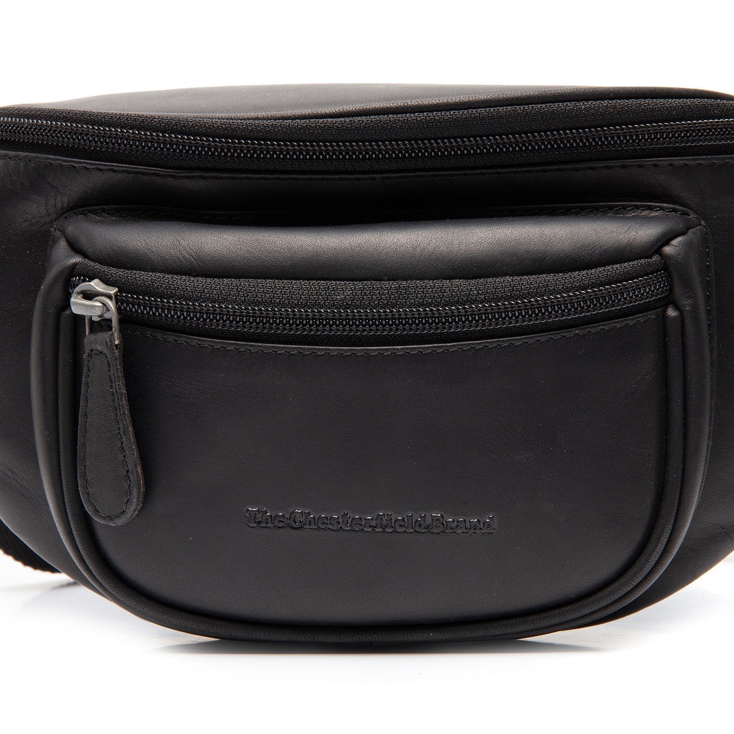 Black Leather Belt Bag Vernio, product view 3