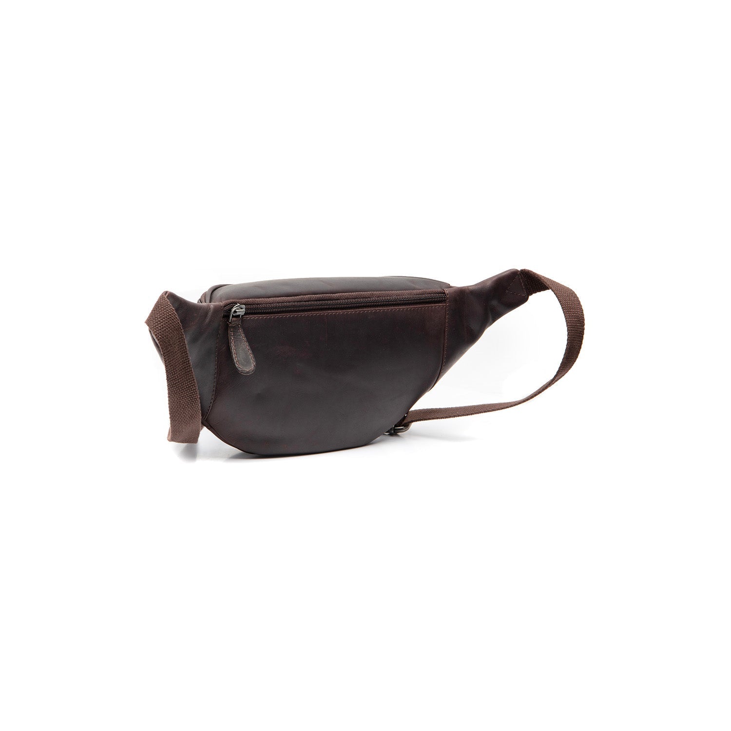 Brown Leather Belt Bag Vernio, detail view 5