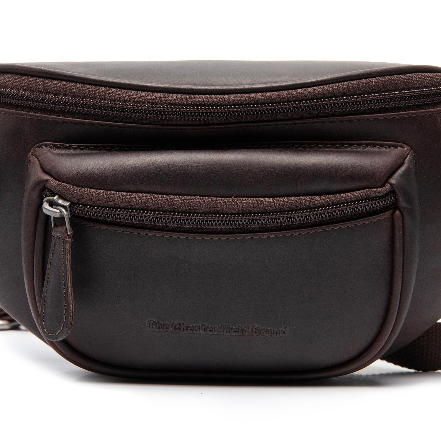 Brown Leather Belt Bag Vernio, product view 3