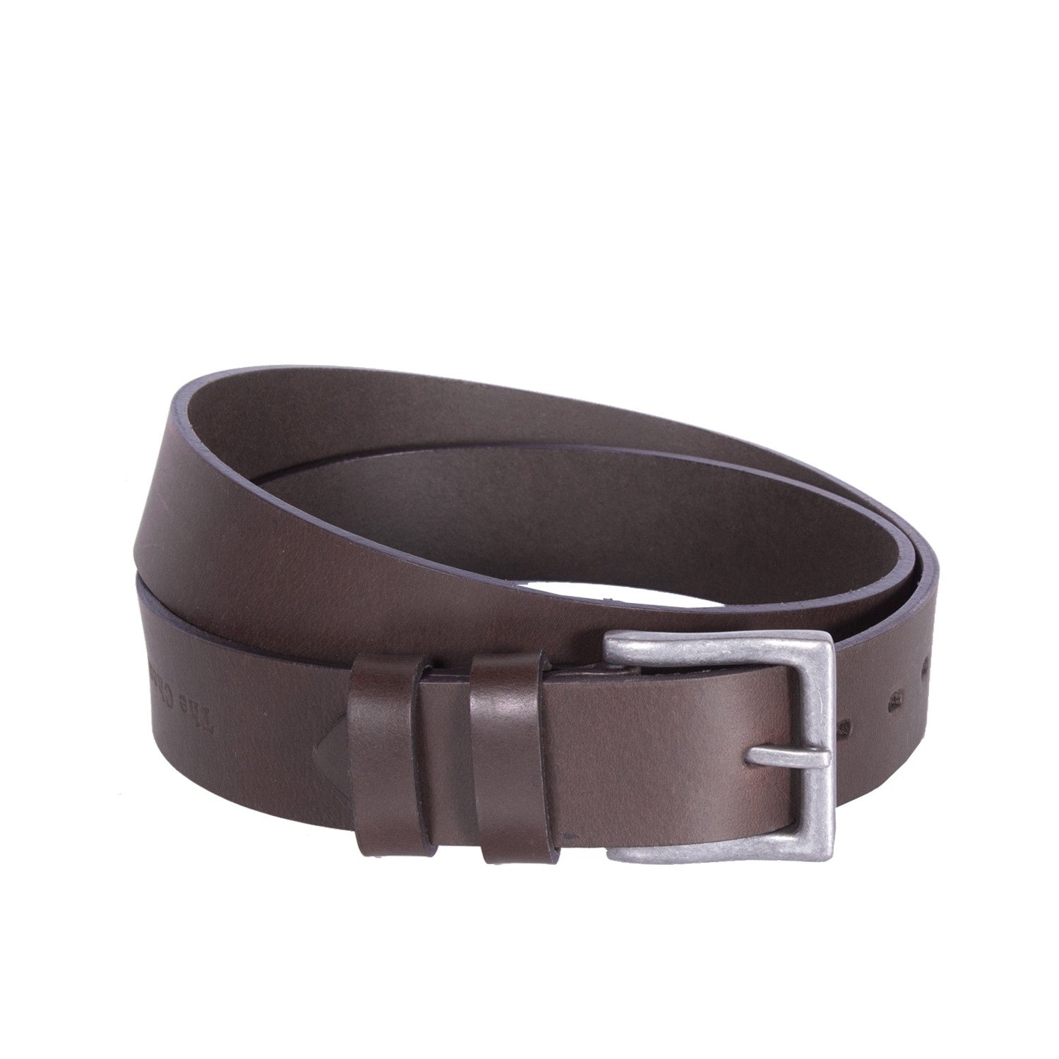 Brown Leather Belt Brandon, front view