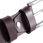 Brown Leather Belt Brandon, product view 3