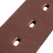 Cognac Leather Belt Brandon, detail view 1