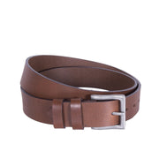 Cognac Leather Belt Brandon, front view