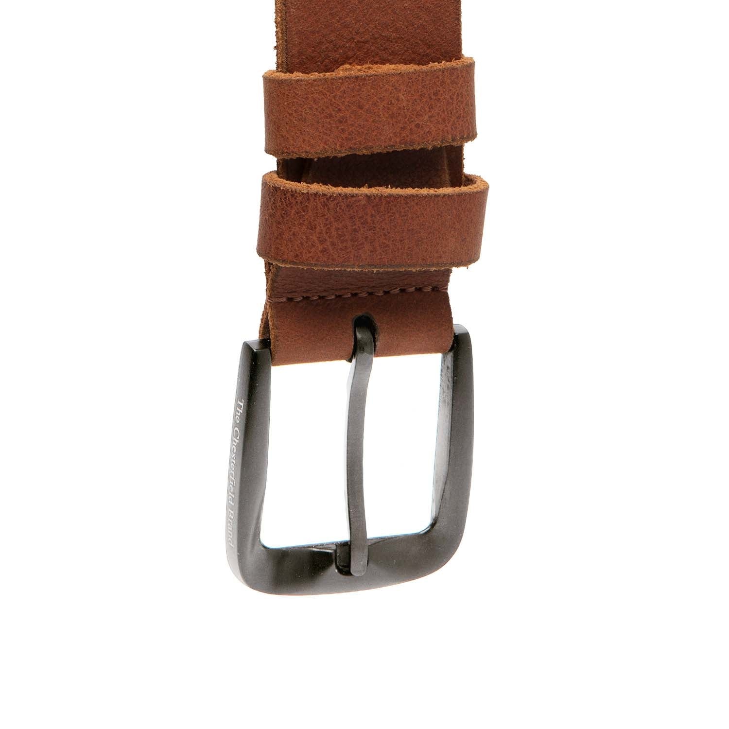 Cognac Leather Belt Copper, detail view 1