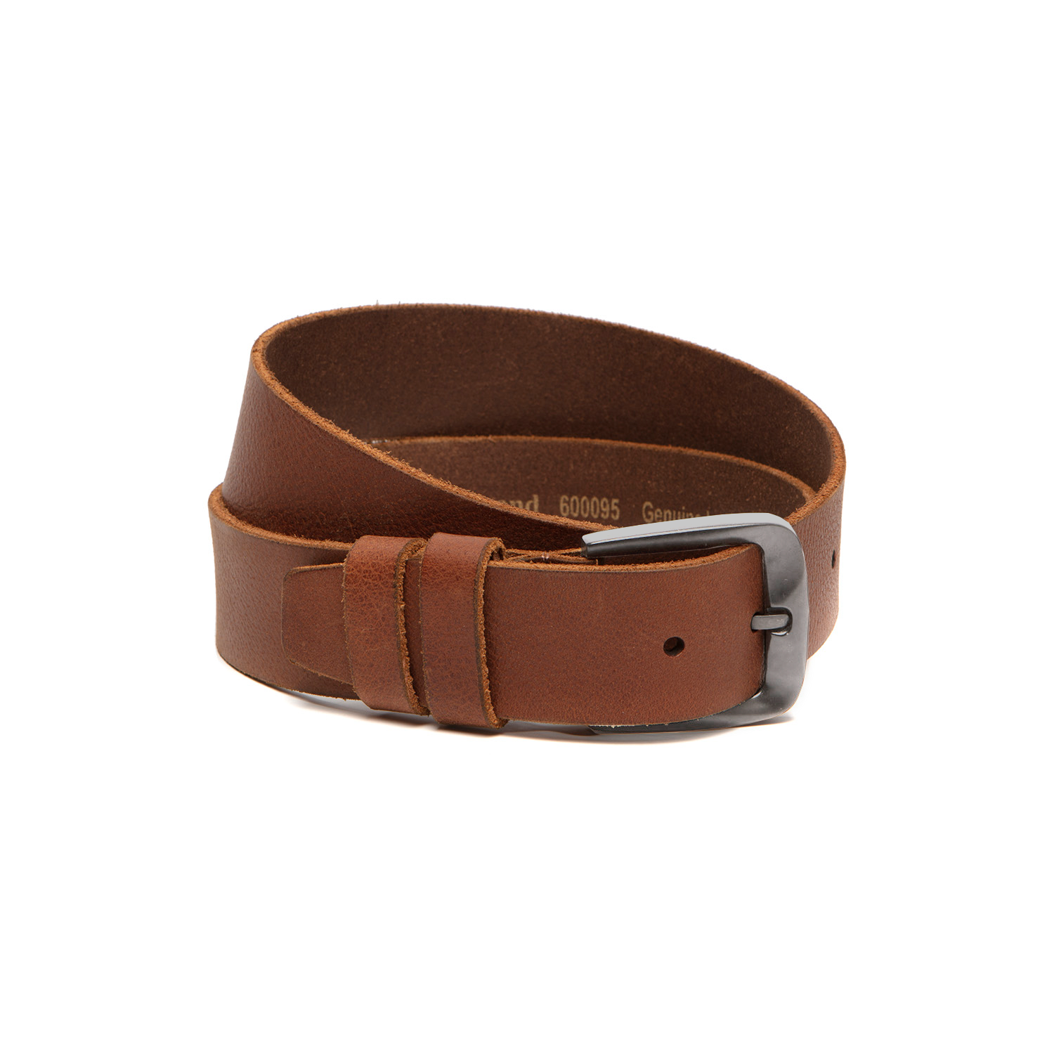 Cognac Leather Belt Copper, front view
