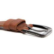 Cognac Leather Belt Copper, product view 3