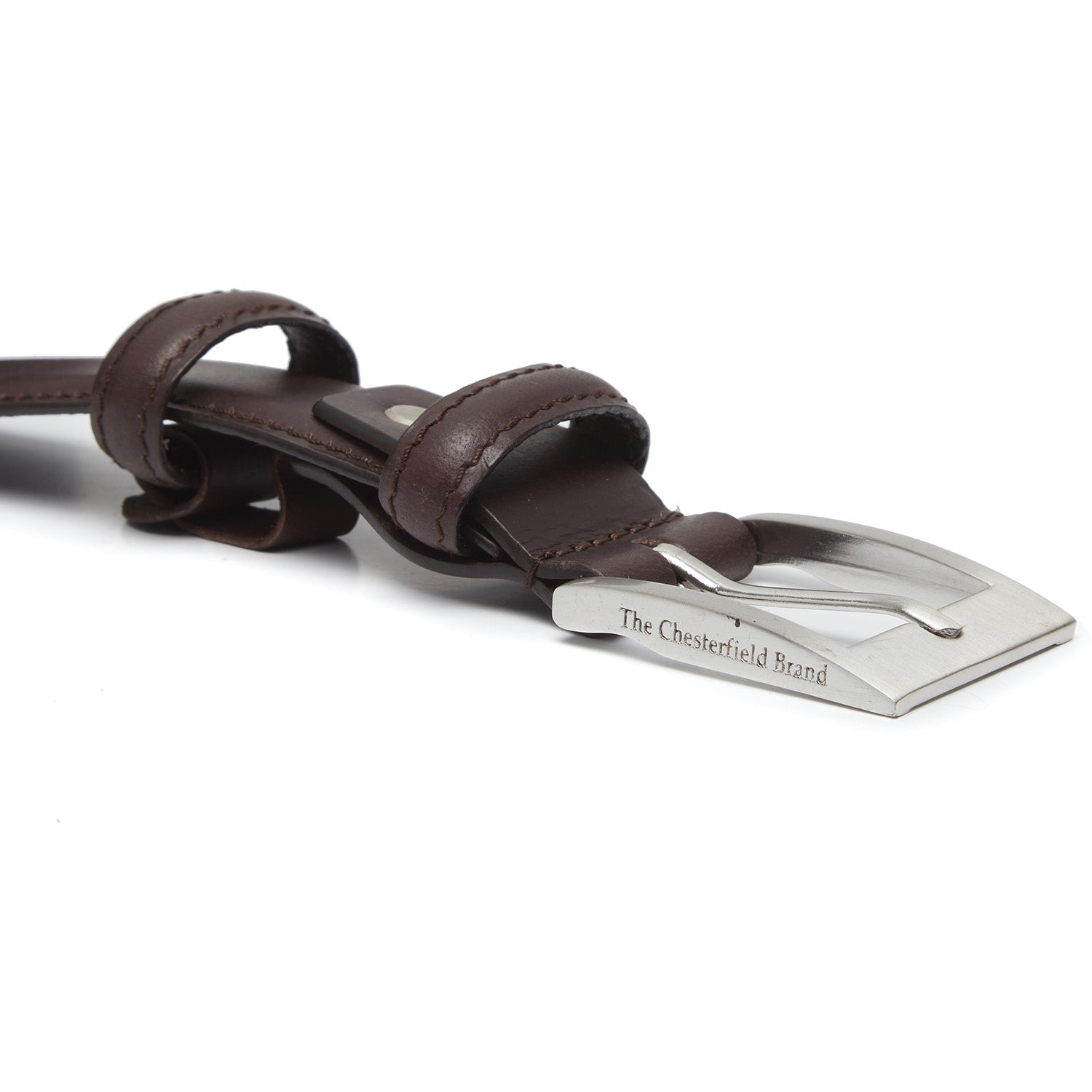 Brown Leather Belt Elliot, product view 2