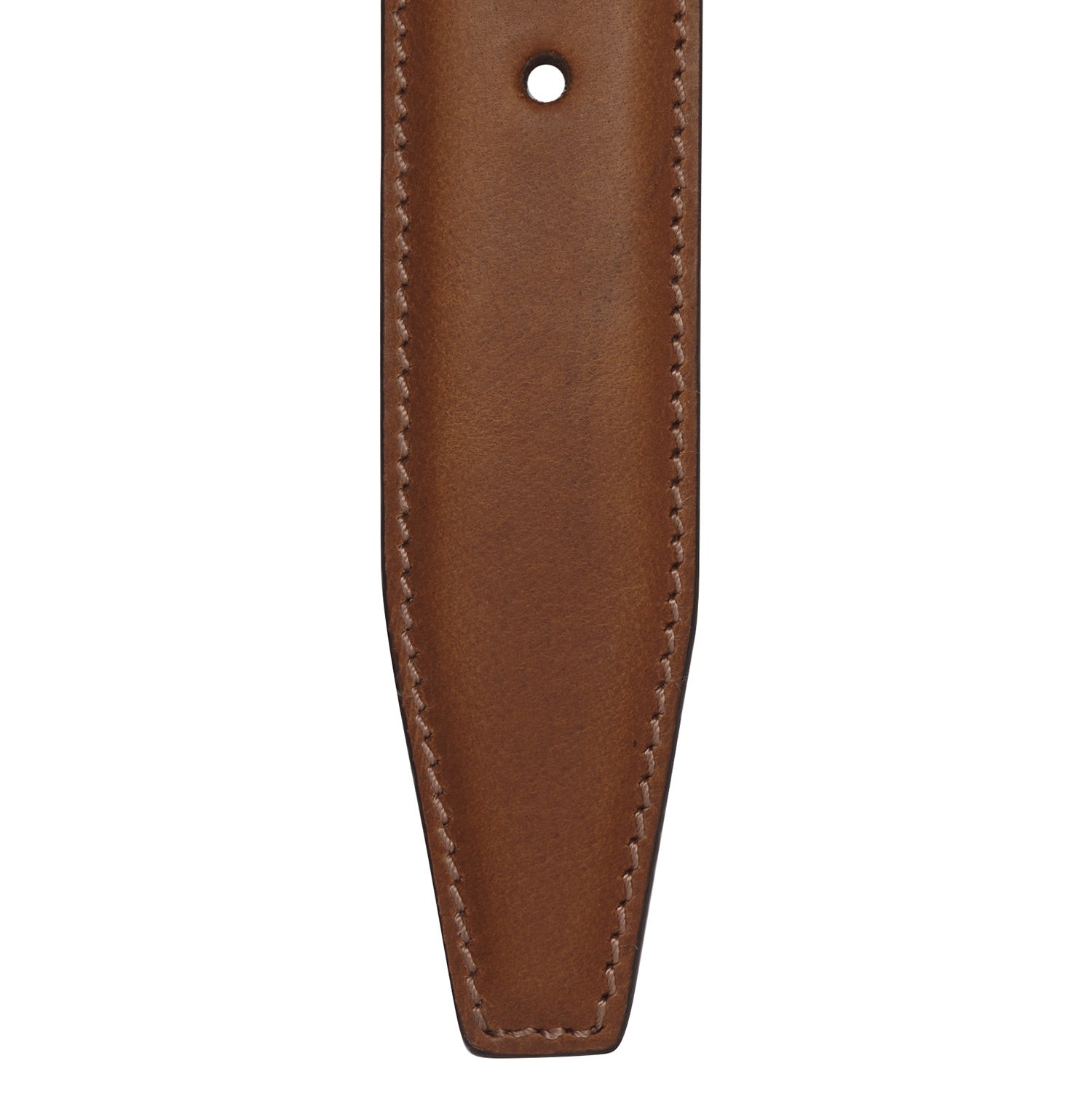 Cognac Leather Belt Elliot, detail view 1