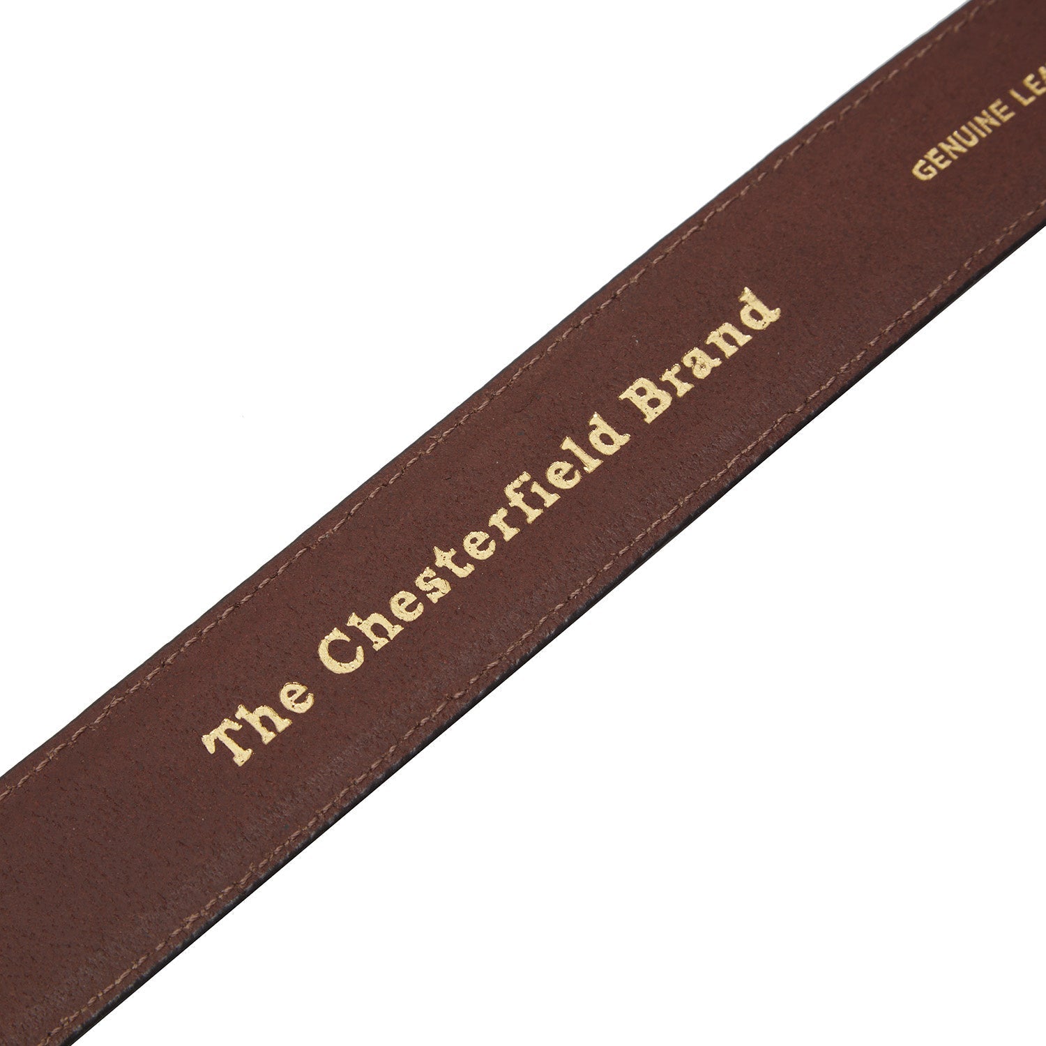 Cognac Leather Belt Elliot, detail view 3