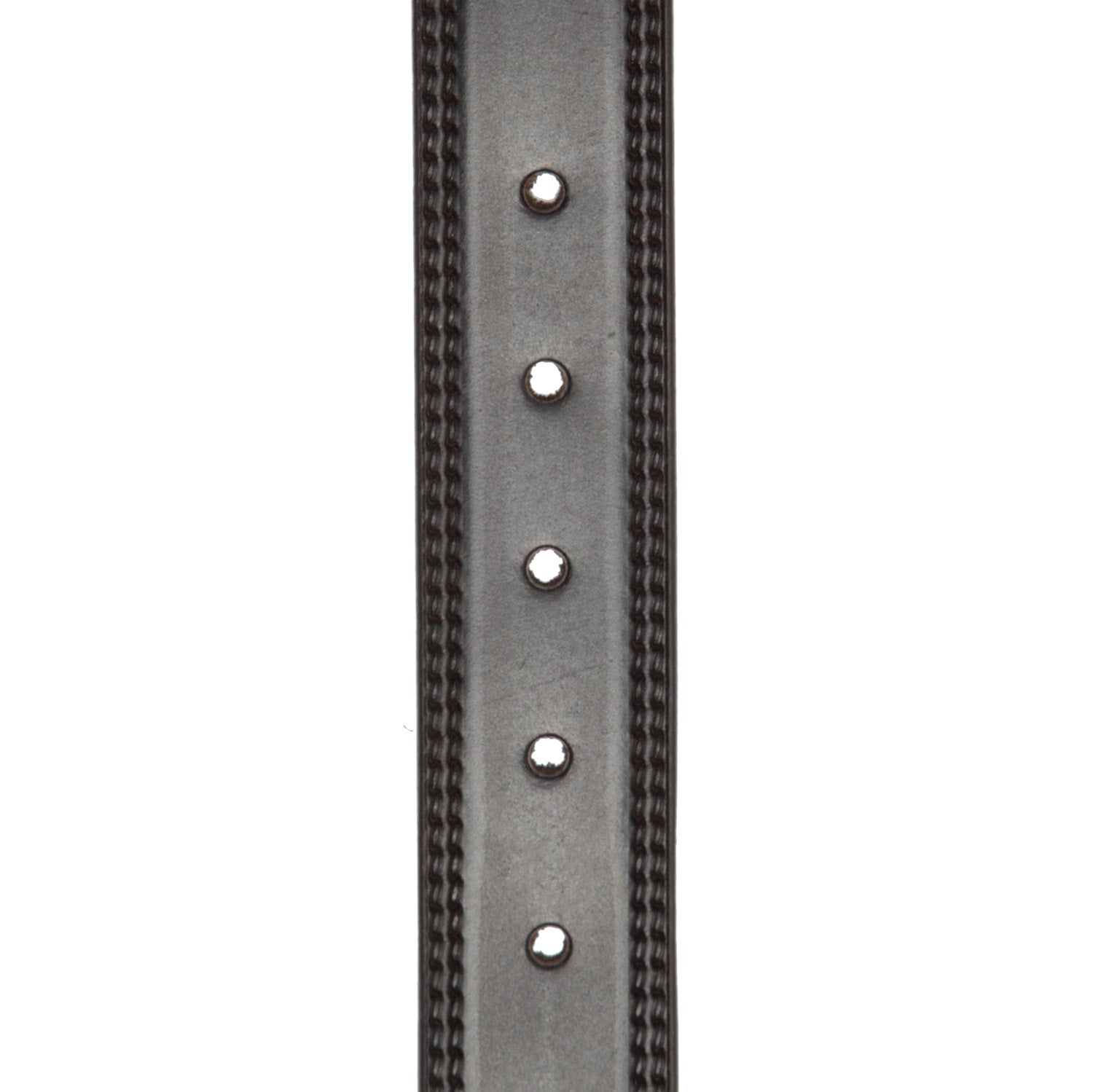 Black Leather Belt Manovo, detail view 1