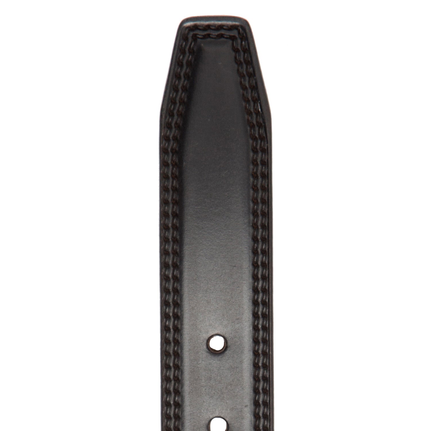 Black Leather Belt Manovo, detail view 3