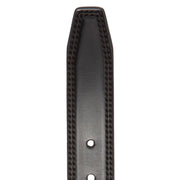 Black Leather Belt Manovo, detail view 3