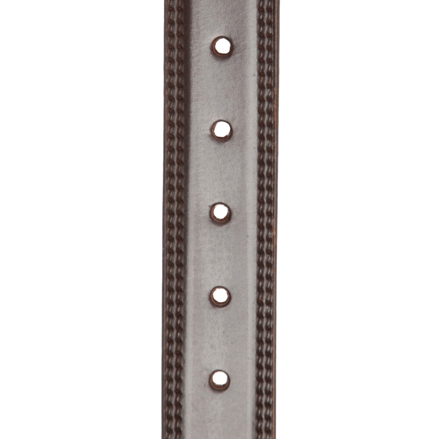 Brown Leather Belt Manovo, detail view 1