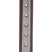 Brown Leather Belt Manovo, detail view 1
