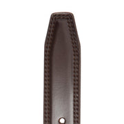 Brown Leather Belt Manovo, detail view 3