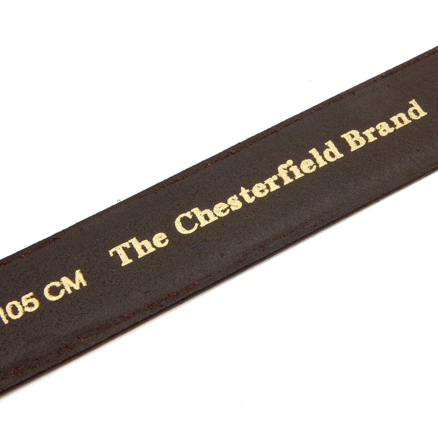 Brown Leather Belt Manovo, product view 3