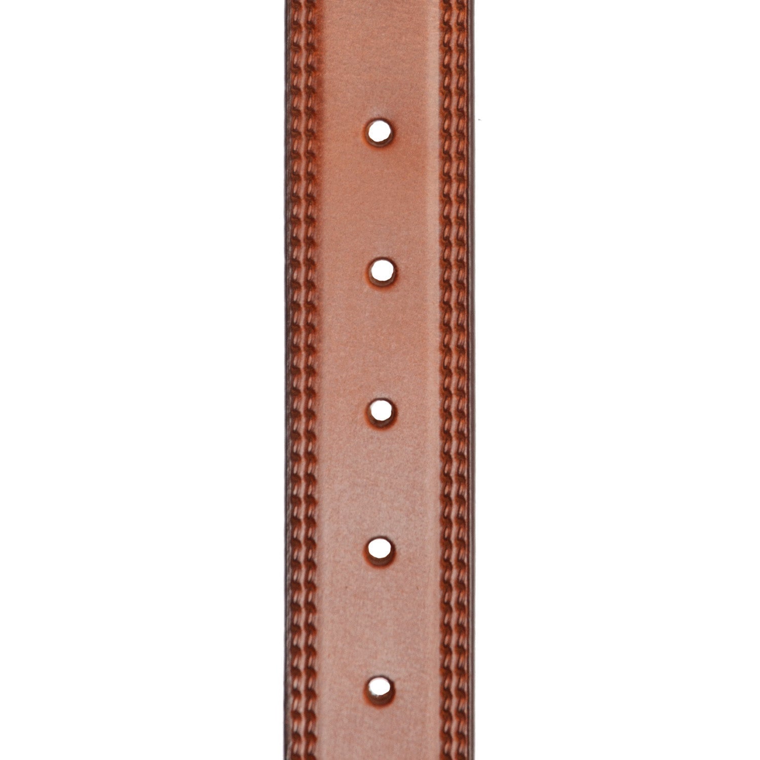 Cognac Leather Belt Manovo, detail view 1