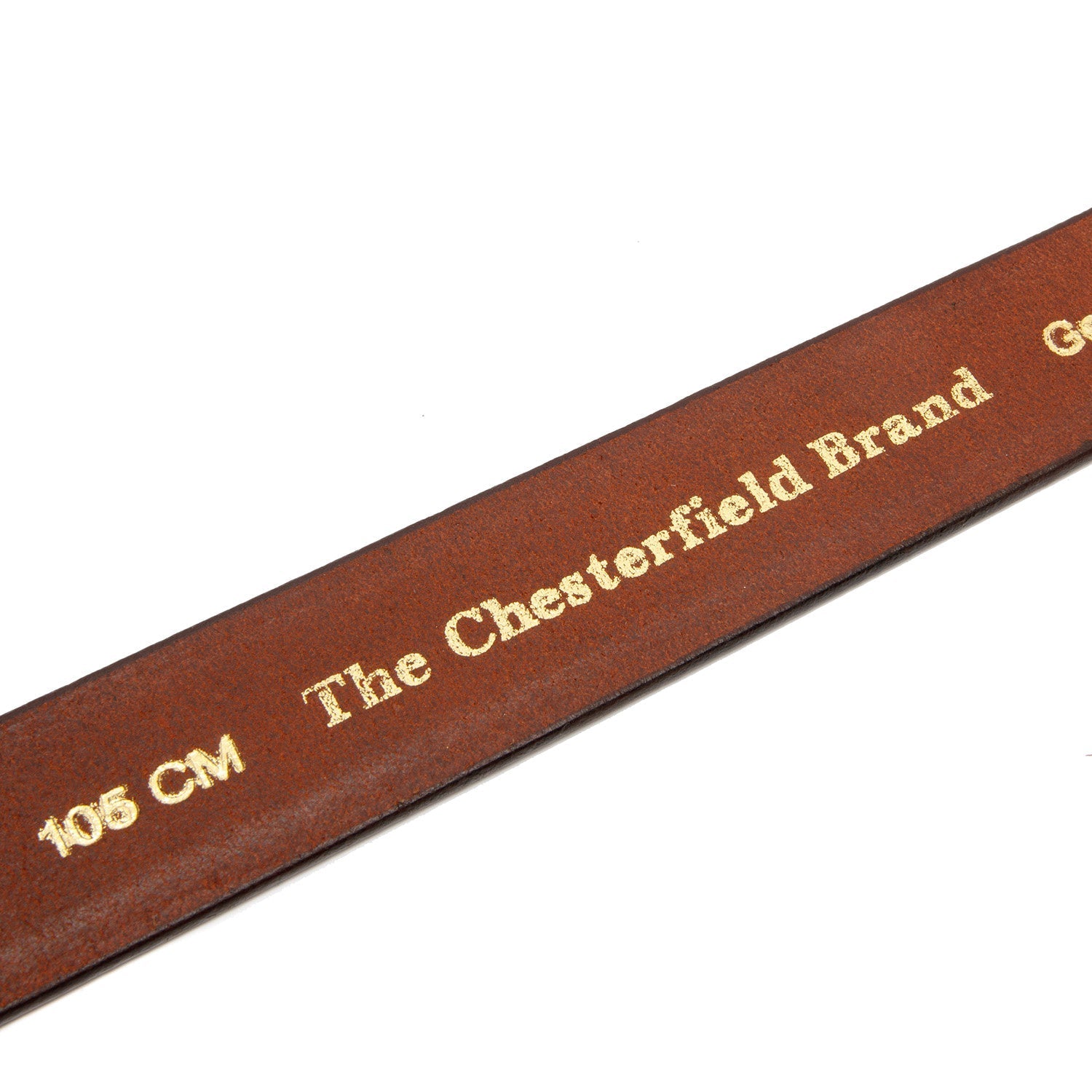 Cognac Leather Belt Manovo, product view 3