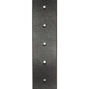 Black Leather Belt Morrison, detail view 3