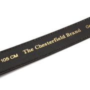 Black Leather Belt Tanaro, product view 3