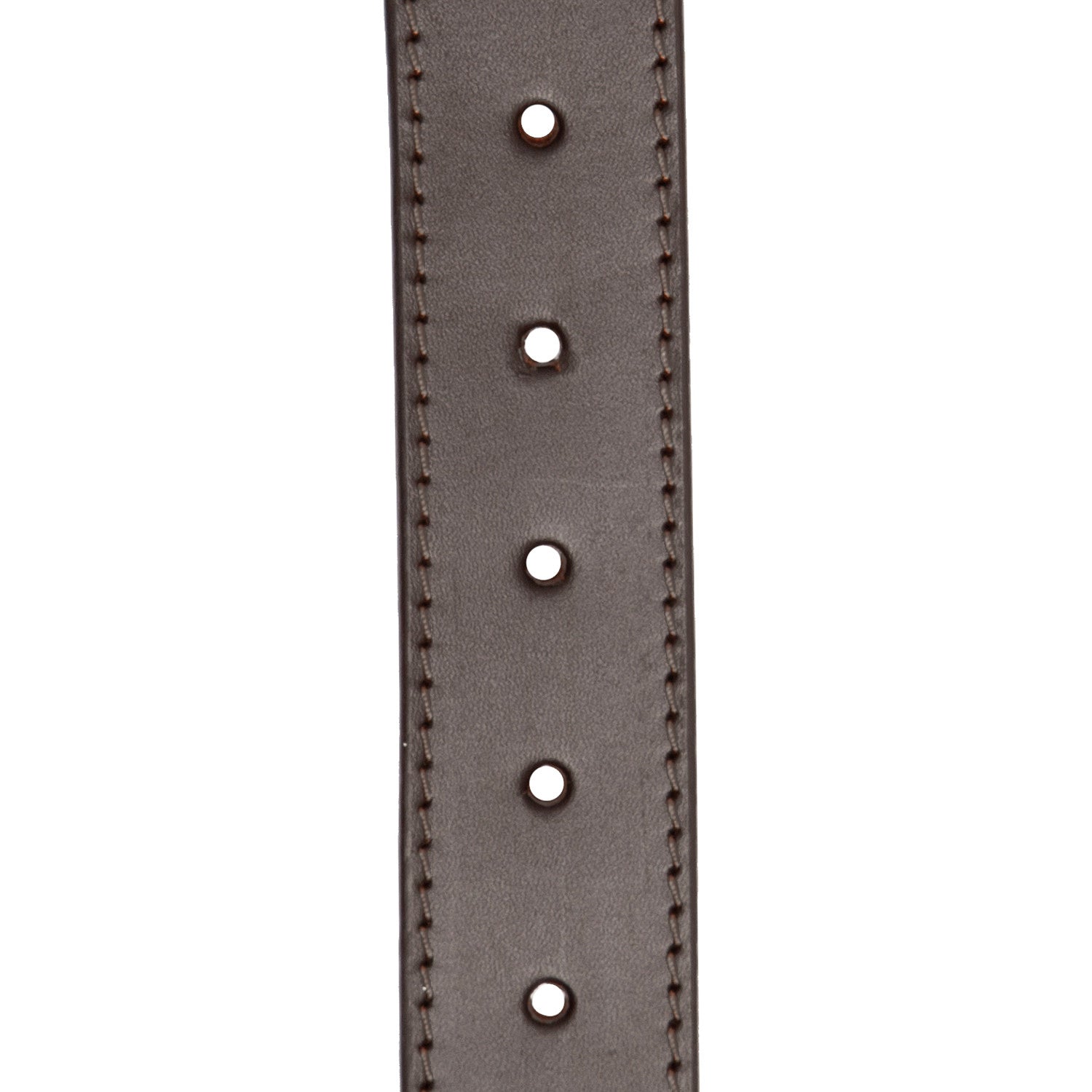 Brown Leather Belt Tanaro, detail view 1
