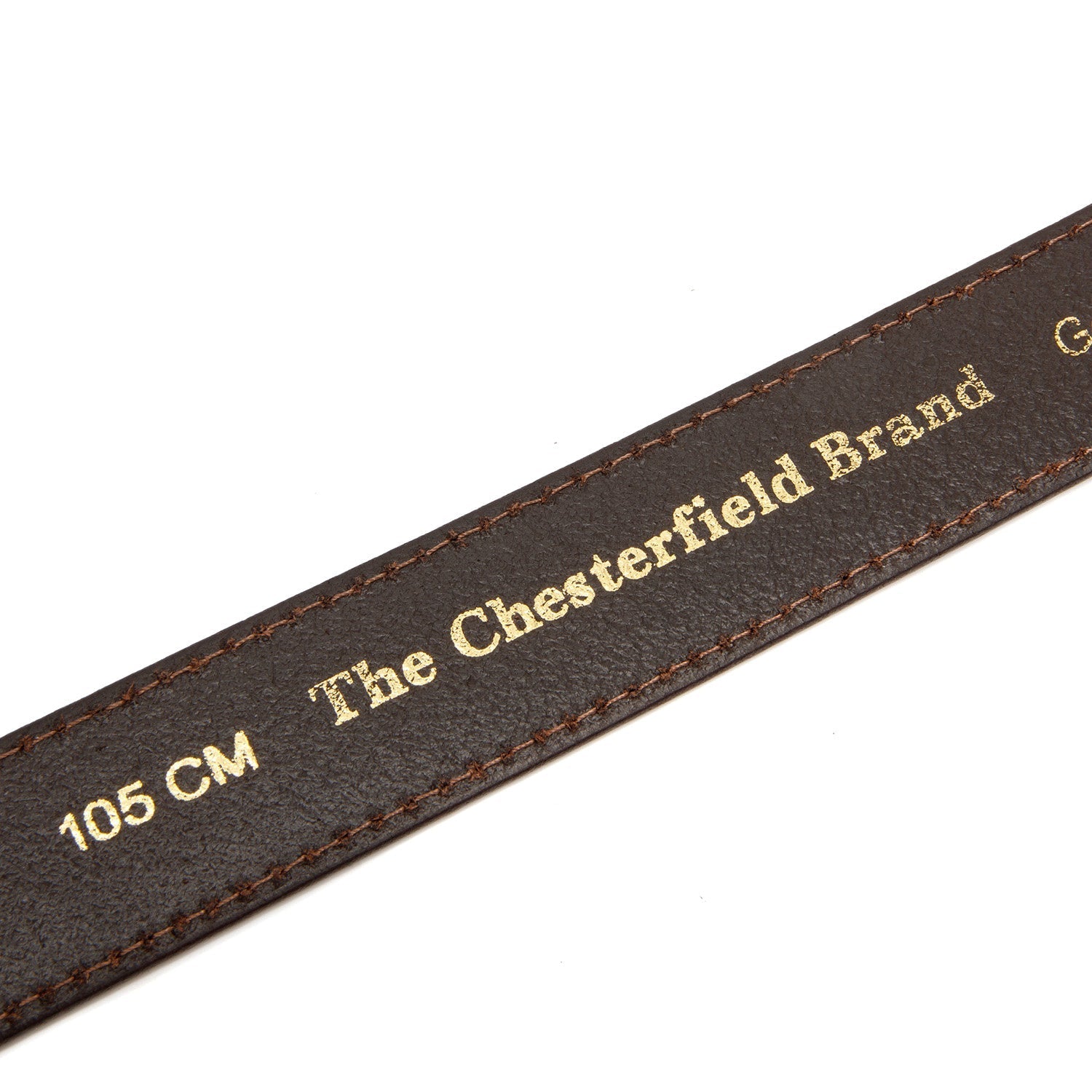 Brown Leather Belt Tanaro, product view 3