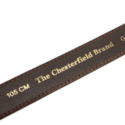 Brown Leather Belt Tanaro, product view 3