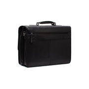 Black Leather Briefcase Glenwood, detail view 4
