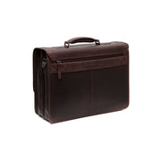Brown Leather Briefcase Glenwood, detail view 4