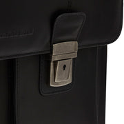 Black Leather Briefcase Springfield, detail view 4