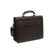 Brown Leather Briefcase Stuttgart, detail view 4