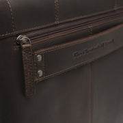 Brown Leather Briefcase Stuttgart, detail view 5