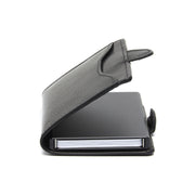 Black Leather Card Holder Albury, detail view 1