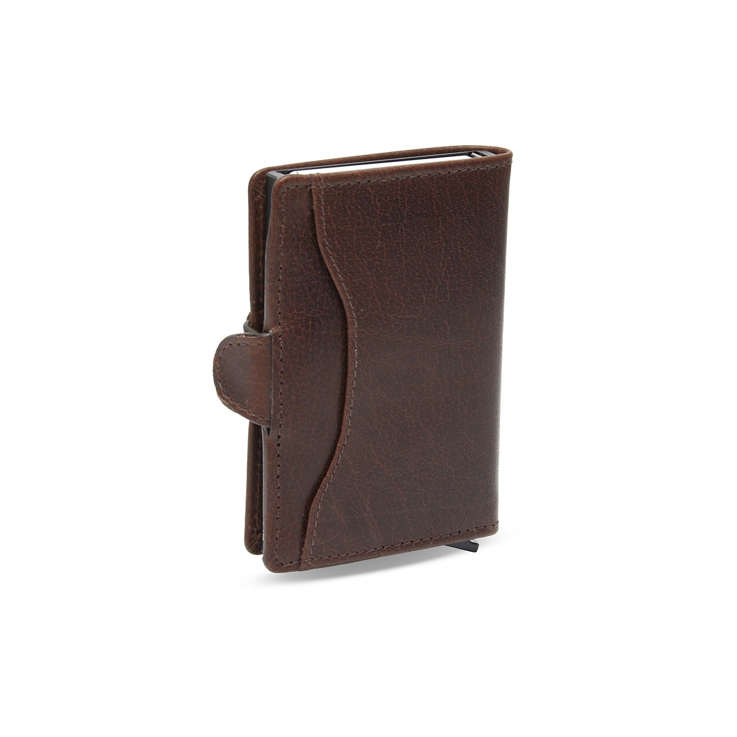 Brown Leather Card Holder Albury, product view 2
