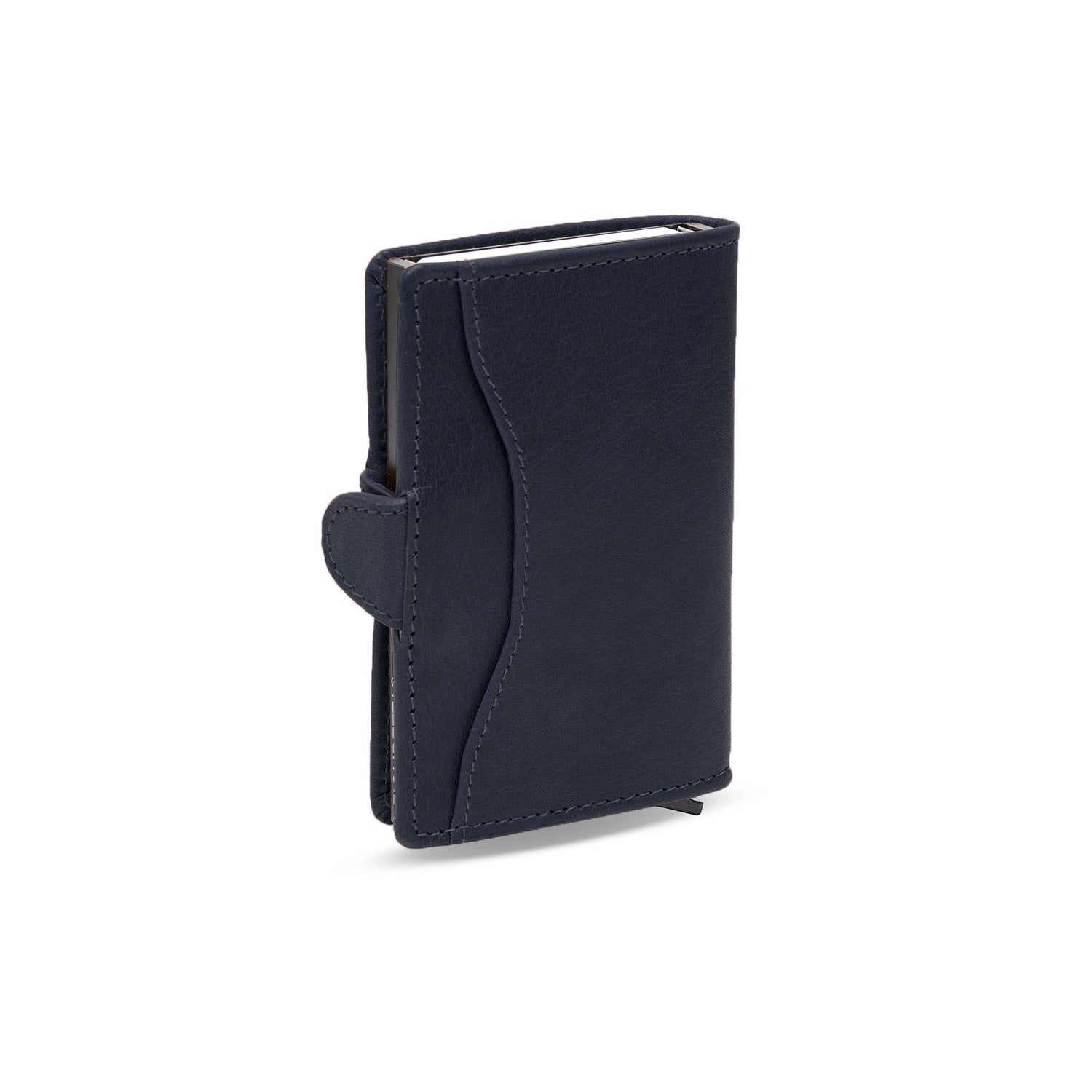 Navy Leather Card Holder Albury, product view 2