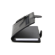 Black Leather Card Holder Baldwin, detail view 1