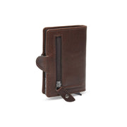 Brown Leather Card Holder Baldwin, product view 2