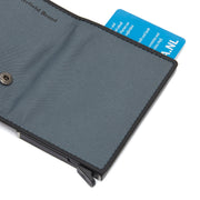 Light Grey Leather Card Holder Delsbo, detail view 1