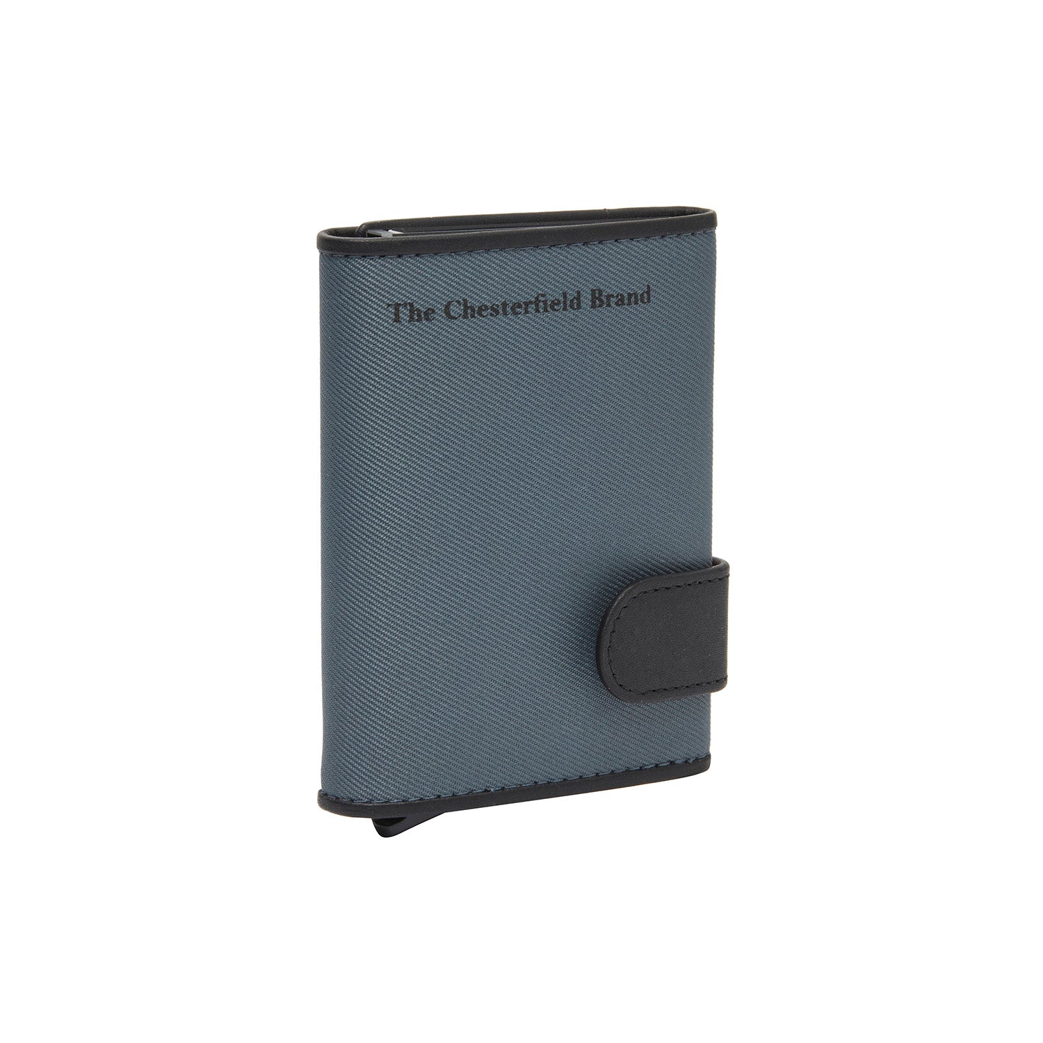Light Grey Leather Card Holder Delsbo, detail view 3