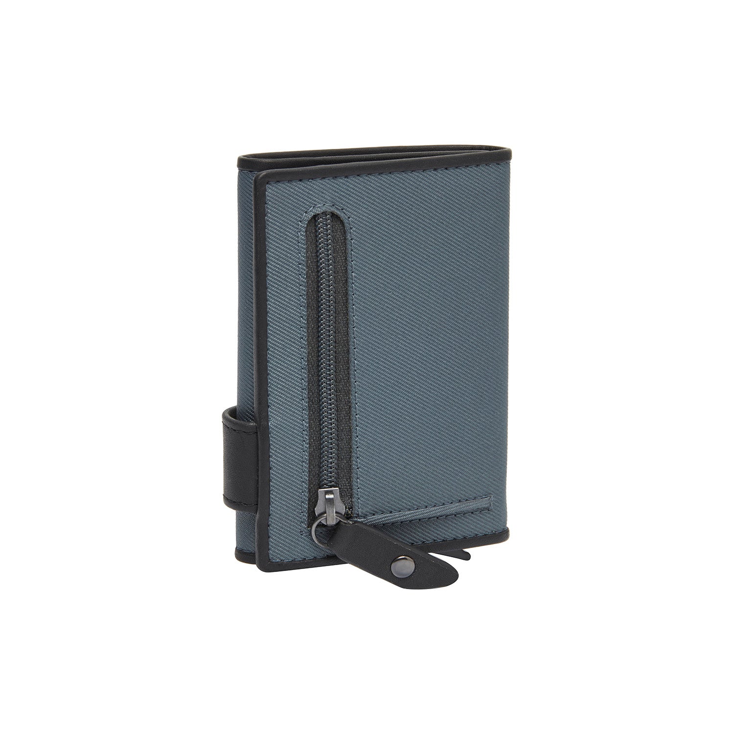Light Grey Leather Card Holder Delsbo, detail view 4