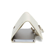 Off White Leather Card Holder Delsbo, detail view 1