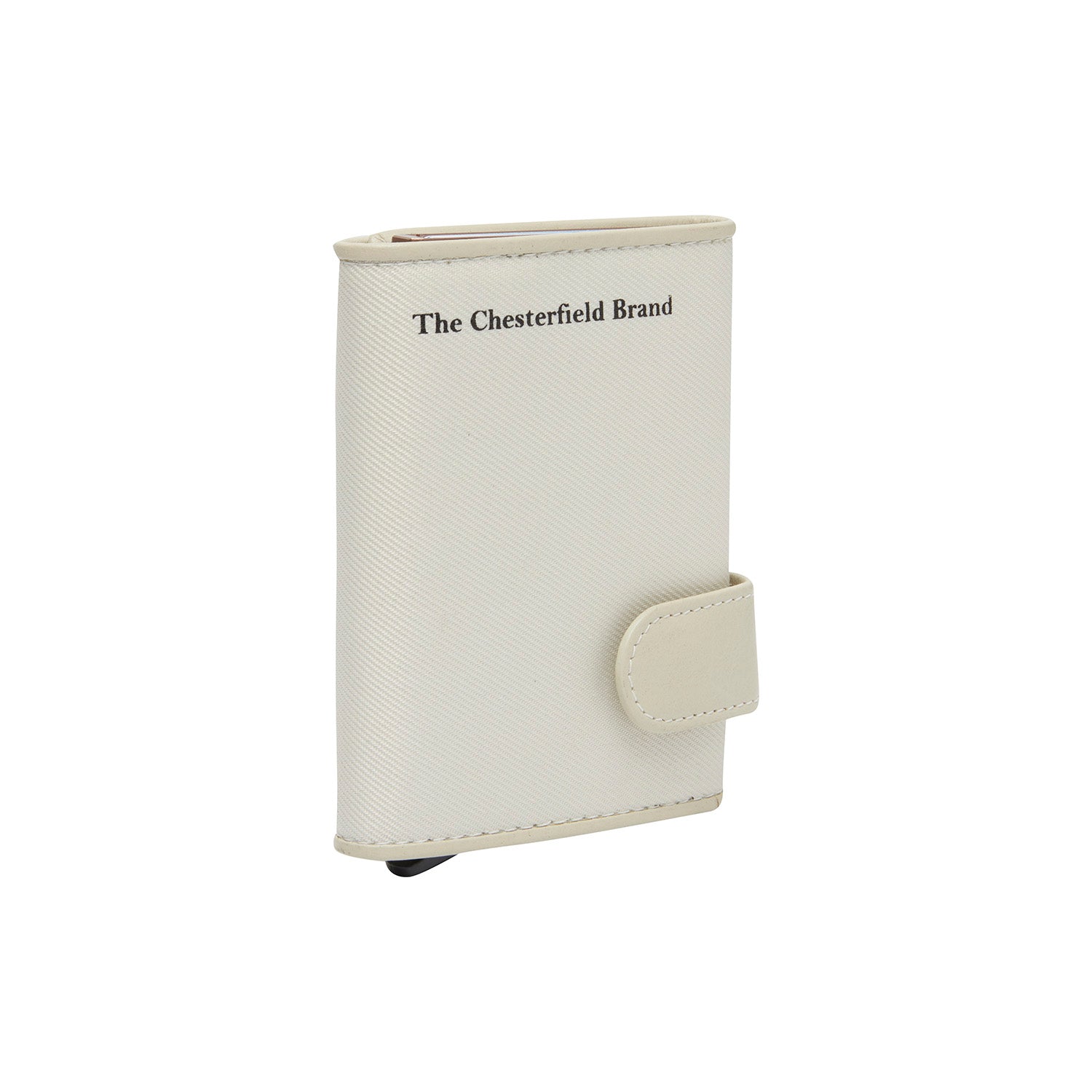 Off White Leather Card Holder Delsbo, detail view 4