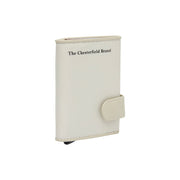 Off White Leather Card Holder Delsbo, detail view 4