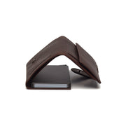 Brown Leather Card Holder Frankfurt, detail view 4