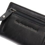 Black Leather Card Holder Gabriela, detail view 3