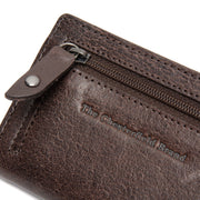Brown Leather Card Holder Gabriela, detail view 1