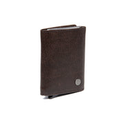 Brown Leather Card Holder Gabriela, detail view 4